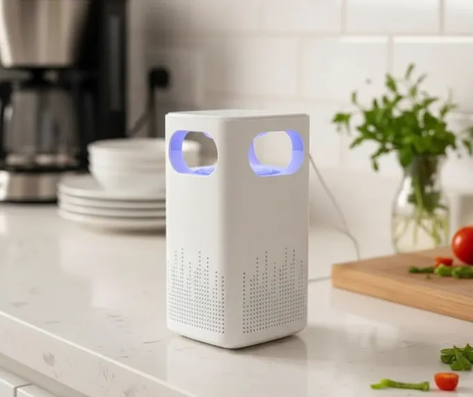 منقّي الهواء يعمل داخل المطبخ